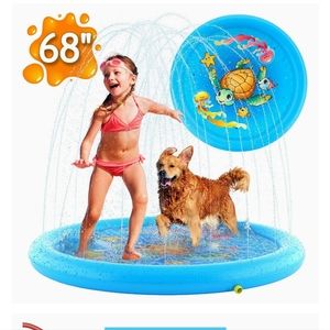 Splash Pad Water Toy Sprinkler Mat Pool for Kids Toddlers